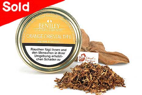 Bentley Orange Oriental Type Pipe tobacco 50g Tin